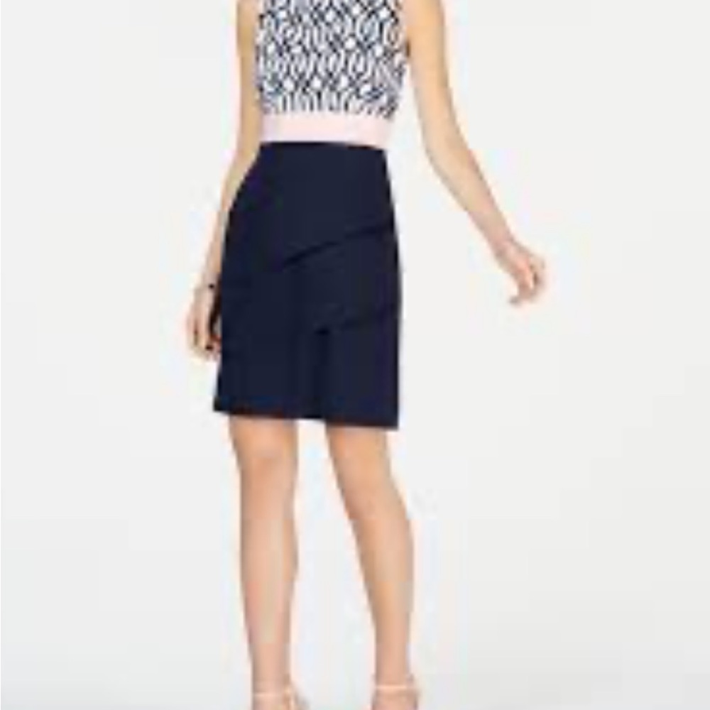 Connected Apparel Navy & Pink Sleeveless Dress - 12P
